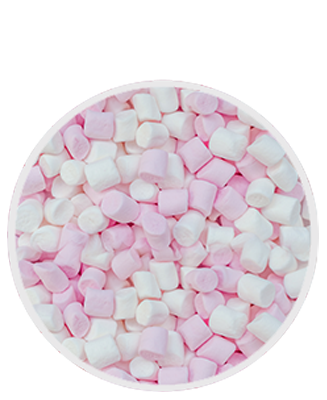 Simply Mini Pink and White Marshmallows