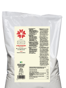 Simply Strawberry milkshake 1kg
