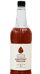 Simply Chestnut Praline Syrup 1L