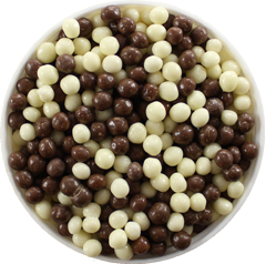 Simply Mini Milk, White & Plain Chocolate Coated Balls