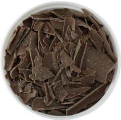 milk chocolate flakes - big