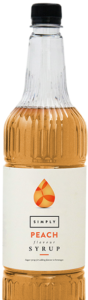 Simply Peach Syrup 1L