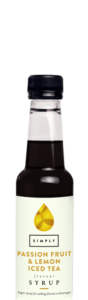 Passion fruit and lemon iced tea 250ml