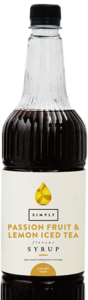 Simply Passion Fruit and Lemon Iced Tea Syrup 1l
