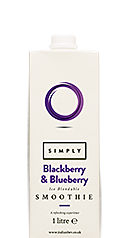 Simply Blackberry & Blueberry Smoothie
