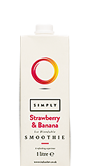 Simply Strawberry & Banana Smoothie
