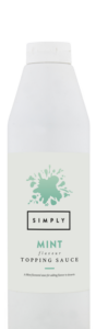 Simply Mint Topping Sauce, refreshing, minty, choc-chip, choc mint, desserts, ice cream