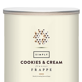 Simply Cookies and Cream Frappe Powder