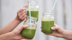 Mango and Matcha Smoothie