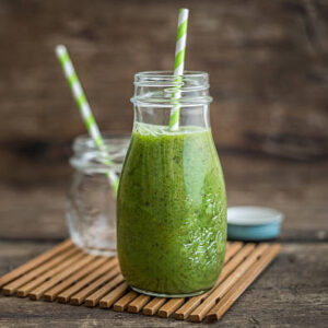 green matcha smoothie