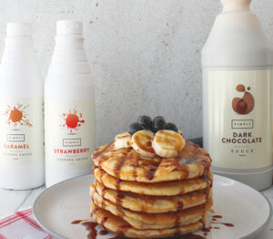 Simply Sauces perfect for pairing with Pancakes