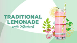 Simply traditional Lemonade with Rhubarb