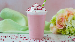 Rhubarb and Custard Frappe