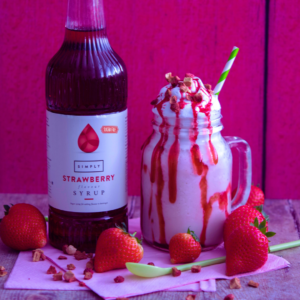 Strawberries and Cream Frappe