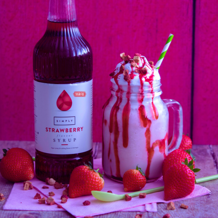 Strawberries and Cream Frappe IBC Simply