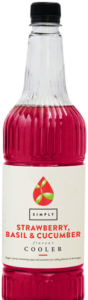 Strawberry, Basil and Cucumber Cooler 1 Litre