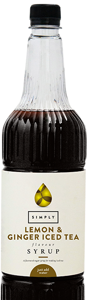 Simply Lemon and Ginger Iced Tea Syrup