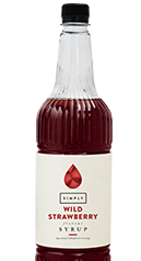 Simply Wild Strawberry Syrup 1L
