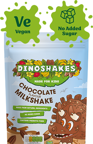 Dinoshakes Chocolate Milkshake Powder – No Added Sugar