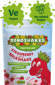 Dinoshakes Strawberry milkshake powder 250g