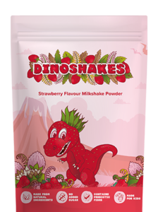 Dinoshakes Strawberry milkshake powder 1kg