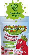 Dinoshakes Strawberry milkshake powder 250g