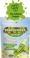 Dinoshakes Vanilla Milkshake Powder – No Added Sugar