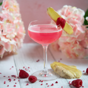 Raspberry and Ginger Gimlet