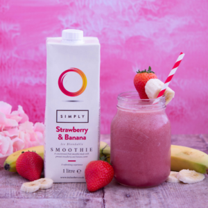 strawberry and banana smoothie