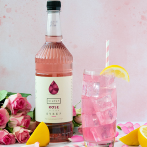 Simple rose lemonade