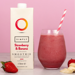 Strawberry and banana smoothie