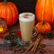 salted caramel pumpkin spice latte