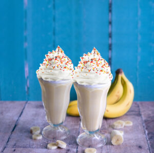 Pudsey Bear Banana Milkshake