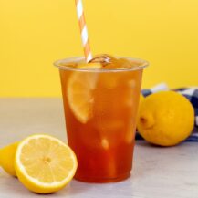 Passion fruit & lemon iced tea