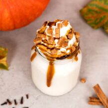 Salted Caramel Pumpkin Spice Frappe