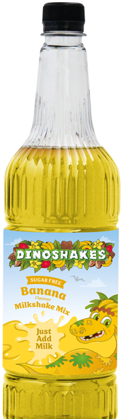 Dinoshakes Sugar Free Banana Milkshake Mix