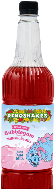 Dinoshakes Sugar Free Bubblegum Milkshake Mix