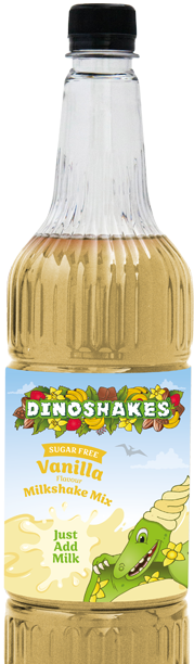 Dinoshakes Sugar Free Vanilla Milkshake Mix