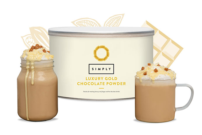 Luxury Gold Hot Chocolate Powder