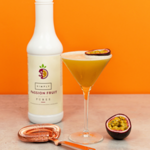 Passion Fruit Martini Mocktail