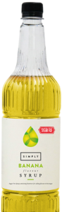 Simply Sugar Free Banana Syrup 1L