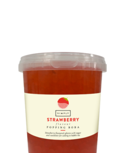 Simply Strawberry Popping Boba 870g