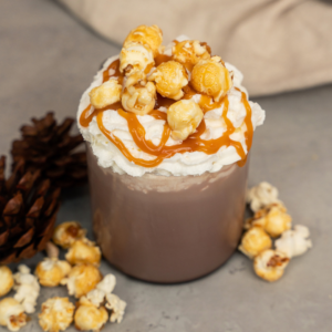 Toffee Popcorn Hot Chocolate Recipe
