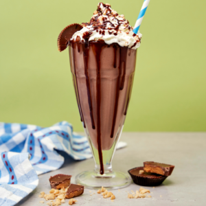 chocolate peanut butter milkshake