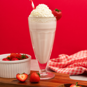 Strawberry milkshake are going to be a big trend for 2024