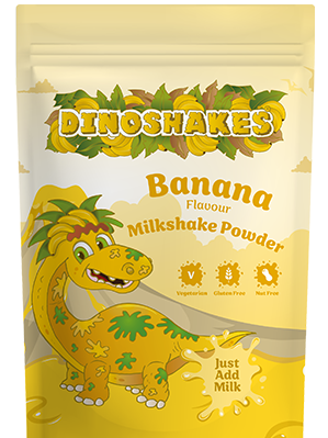 Dinoshakes Banana Milkshake Powder