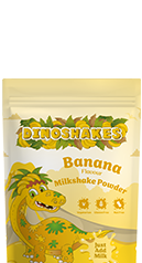 Dinoshakes Banana Milkshake Powder