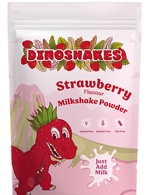 Dinoshakes Strawberry Milkshake Powder