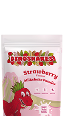 Dinoshakes Strawberry Milkshake Powder