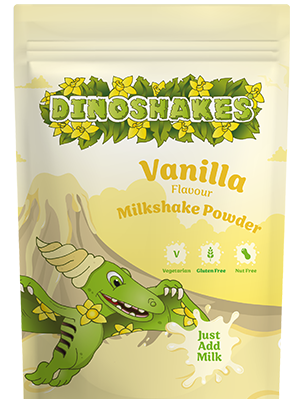 Dinoshakes Vanilla Milkshake Powder